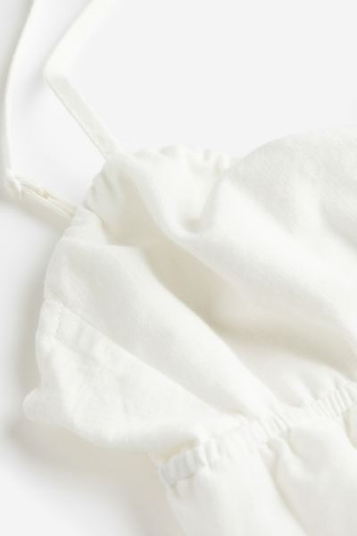 Twist-detail Peplum Top | H&M (US + CA)