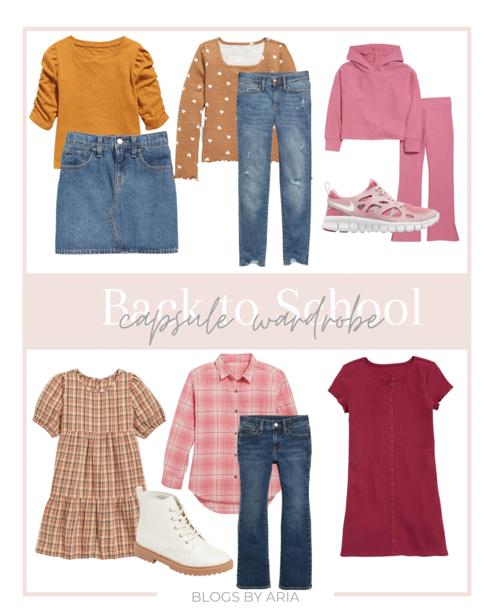Back to school capsule wardrobe for girls. Back to school outfit ideas, back to school inspo, back to school styles for girls, back to school Sale, girls outfit ideas, girls outfits, kids clothes style, kids clothes sale 

#ltkseasonal #ltksalealert #ltkfind #ltkunder50

#LTKBacktoSchool #LTKfamily #LTKkids