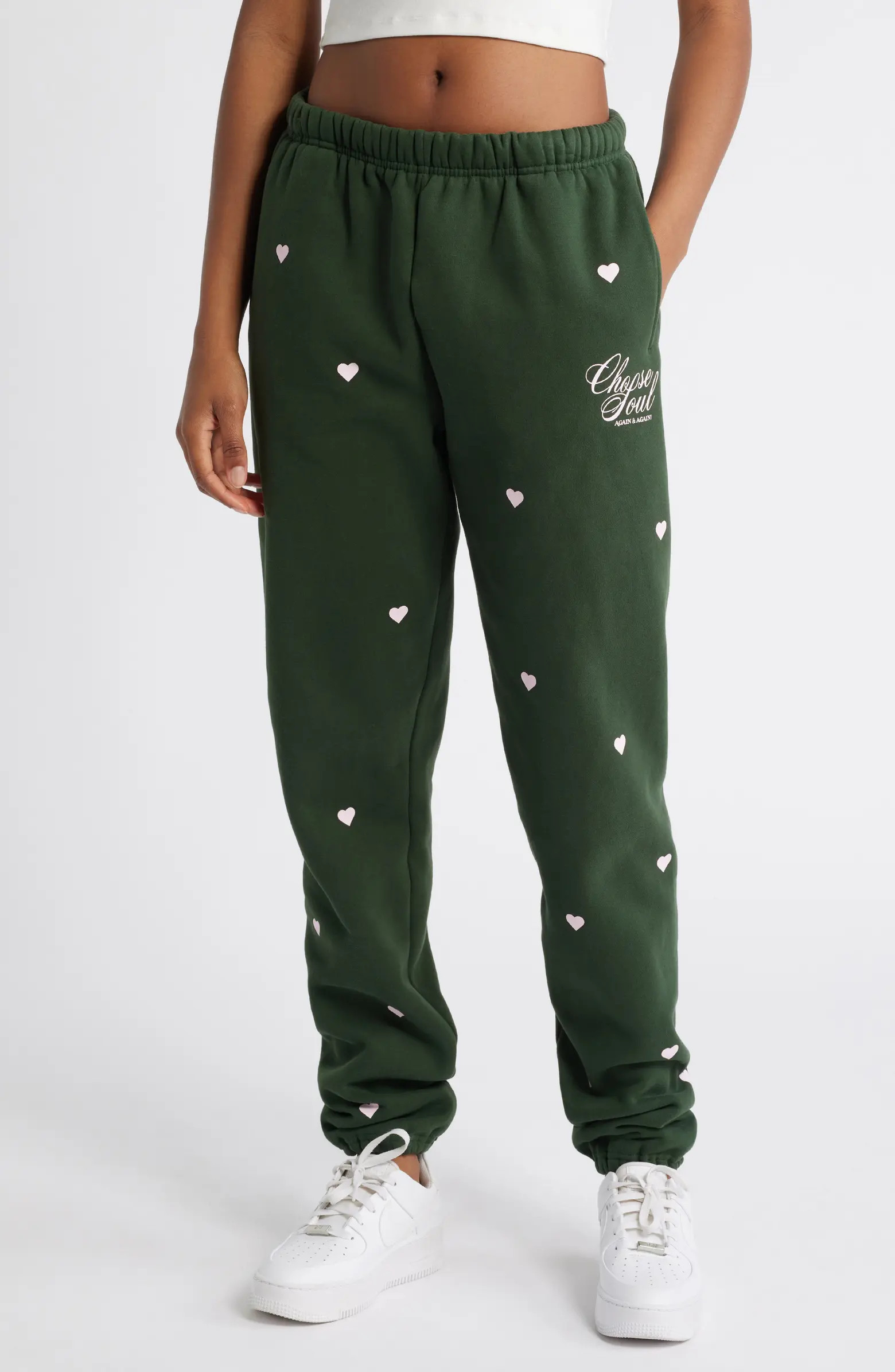 Choose Love Heart Print Graphic Sweatpants | Nordstrom