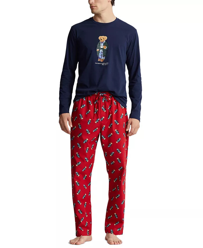 Men's Cotton Polo Bear Pajamas Set | Macy's Canada