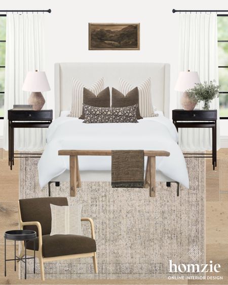 Modern rustic bedroom inspo, modern traditional bedroom, neutral bedroom, black and white bedroom, neutral home decor, neutral master bedroom, neutral primary bedroom, bedroom decor, bedroom design, bedroom inspo, bedroom inspiration, bedroom furniture, bedroom rug, bedroom chair, upholstered bed, bedroom curtains, bedroom bench, neutral rug, bedroom lamps, bedroom nightstands, nightstand, gray chair, white bed, wood bench, bed bench, black nightstand, vintage wall art, white curtains, amazon curtains

#homedecor #bedroom #moodboard #bed #rug

#LTKFind #LTKhome #LTKstyletip