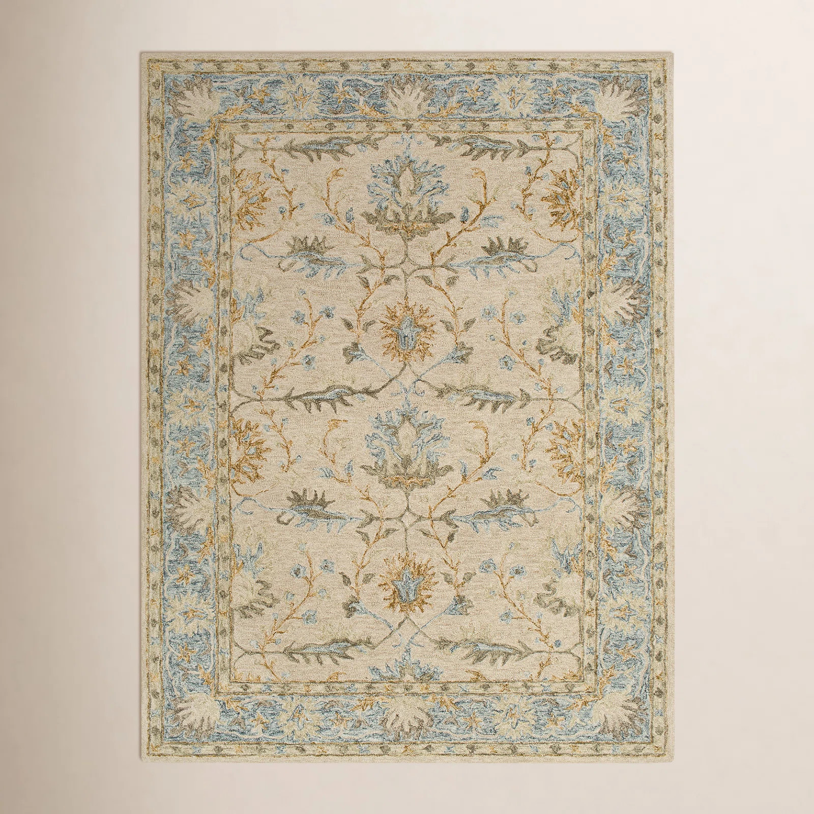Sienna Hand Tufted Wool Oriental Indoor Rug | Wayfair North America