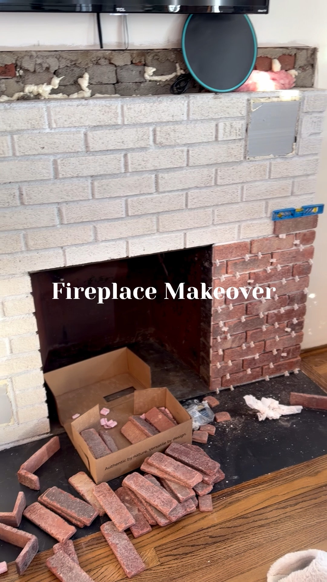 New Year. New energy. New goals. Let’s go!!! I’m obsessed with this brick- the color is SO GOOD  