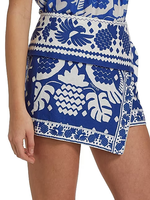 Jungle Scarf Wrap Miniskirt | Saks Fifth Avenue