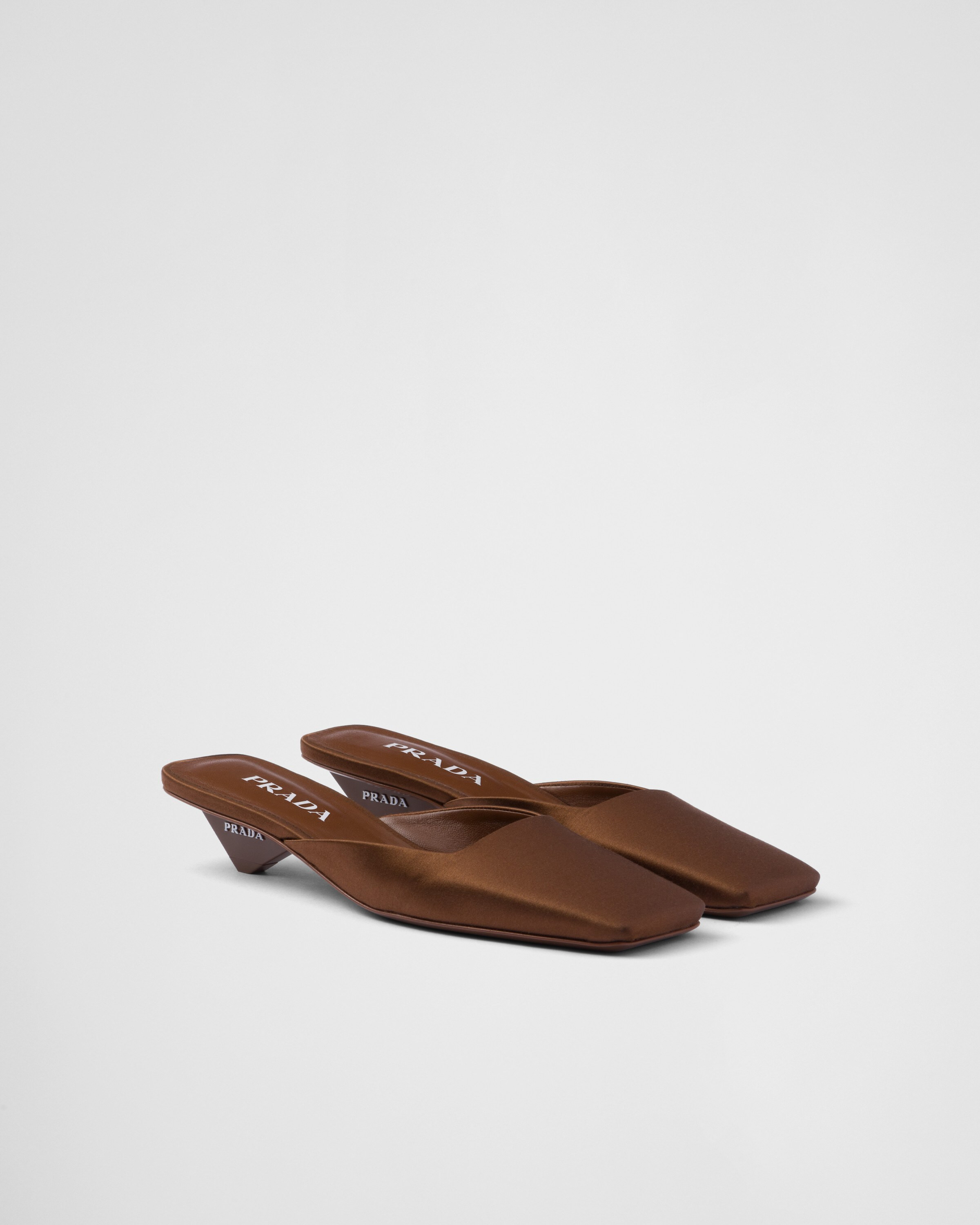 Satin mules | Prada US
