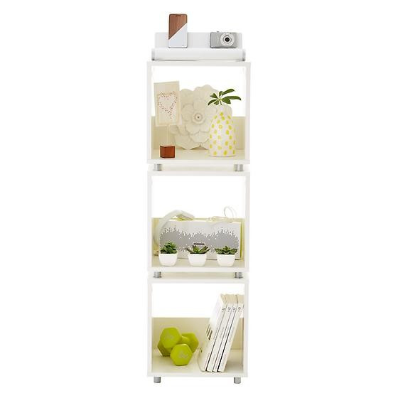Small Whitewashed Vario Stackable Cubby Shelf | The Container Store