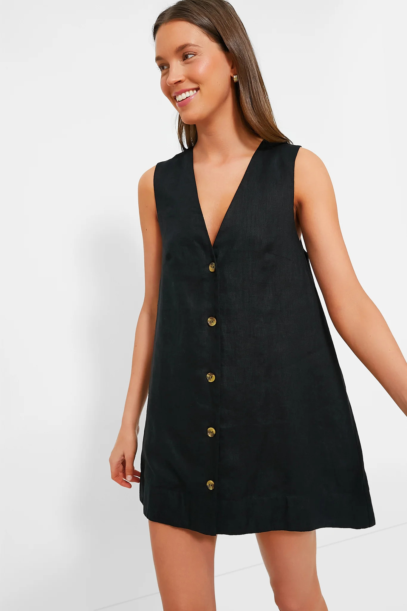 Black Nancy Mini Dress | Tuckernuck (US)