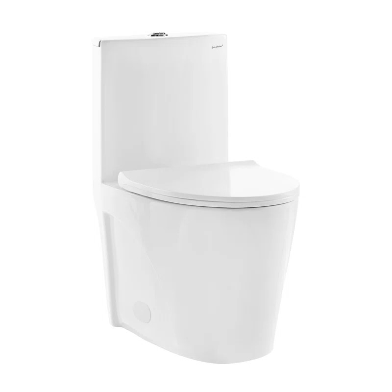 St. Tropez® Dual Flush Elongated One-Piece Toilet | Wayfair North America