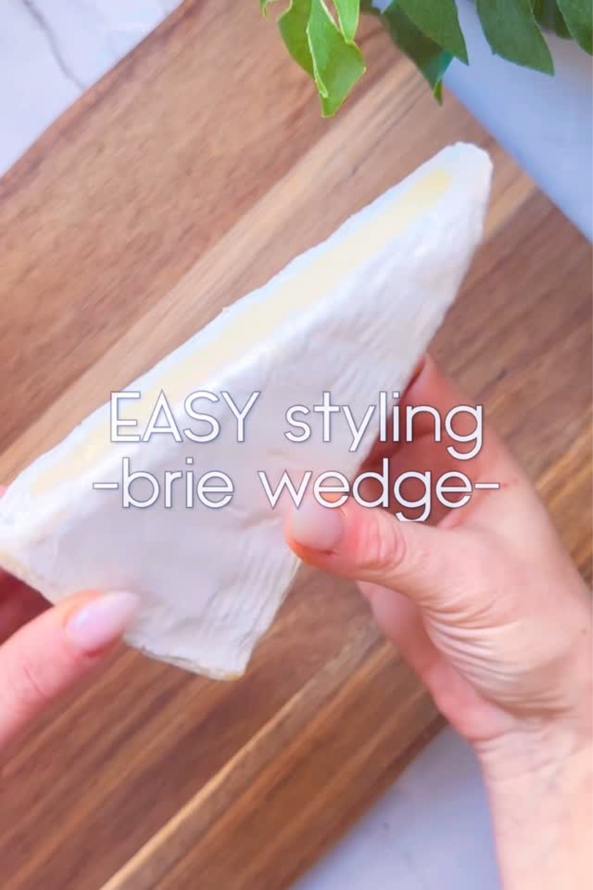 EASY Brie Wedge Styling ⬇️

Using a sharp knife like this @hexclad , cut your Brie wedge a little less than halfway down—this is a two-part method!

🔪 Slice the triangular wedge lengthwise
🔪 Slice the rectangular piece lengthwise
➡️ Overlap them in a cascading design

#charcuterieboard #charcuterieandthings #cheese #foodstyling #cheeseboards #plating
