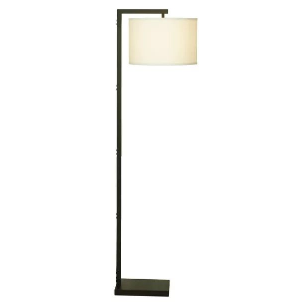 Mainstays Contemporary Metal 62in Floor Lamp with on/off Foot Switch, Black - Walmart.com | Walmart (US)