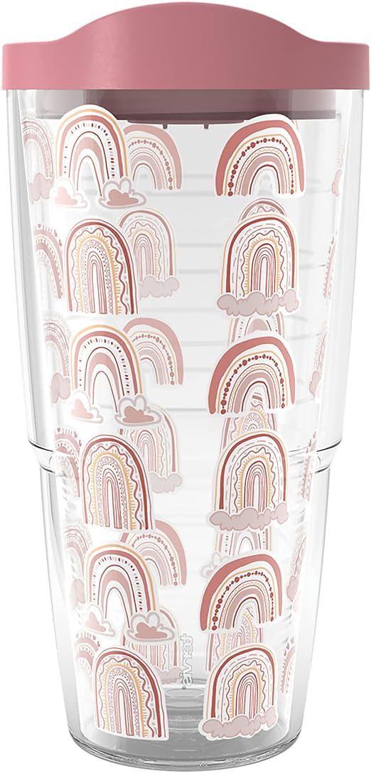 Tervis Boho Rainbows Made in USA Double Walled Insulated Tumbler, 24oz, Classic | Amazon (US)