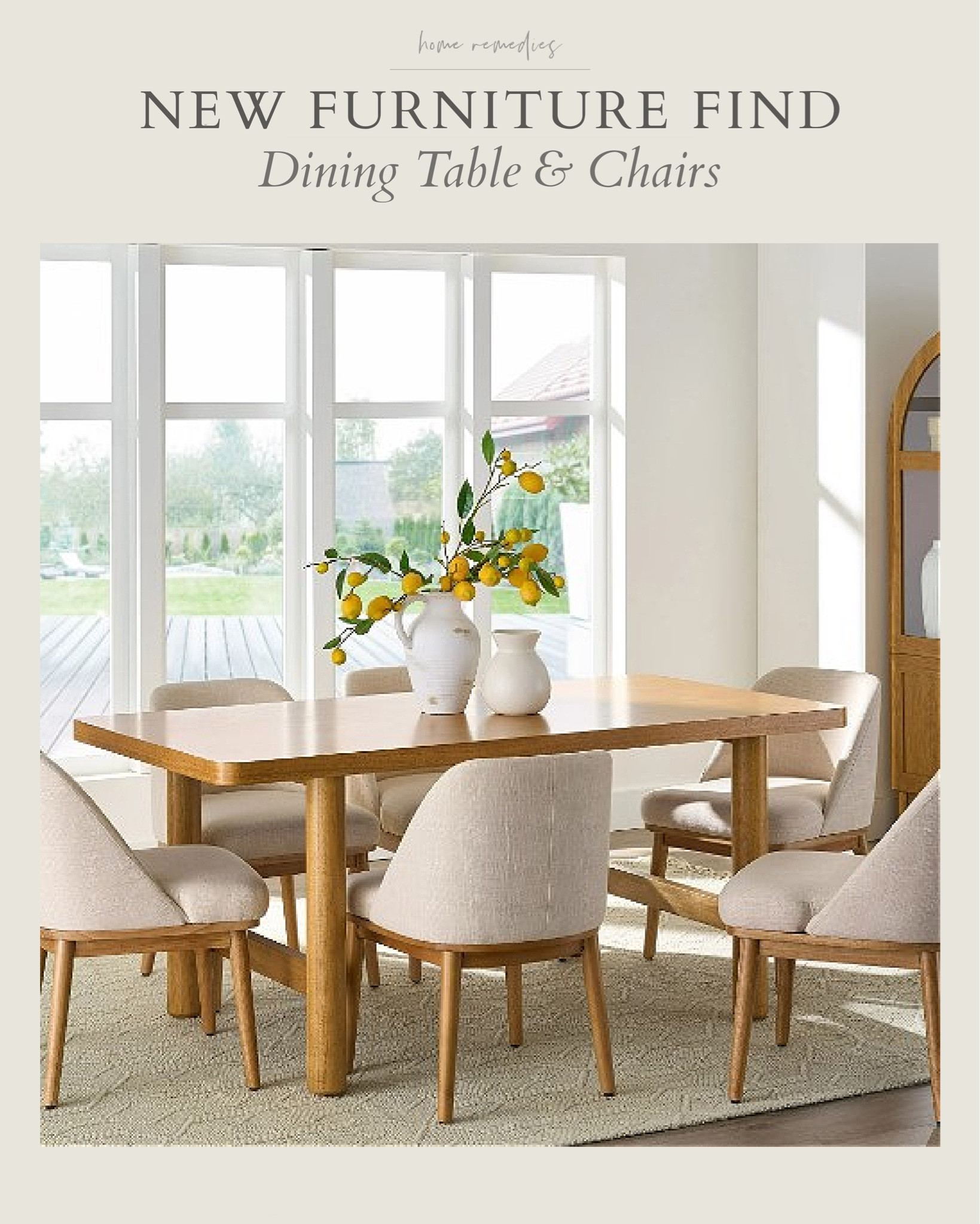 New at Walmart - this beautiful dining table and upholstered chairs at budget friendly prices! Breakfast room, modern organic, modern farmhouse, cottage

#LTKStyleTip #LTKSeasonal #LTKHome