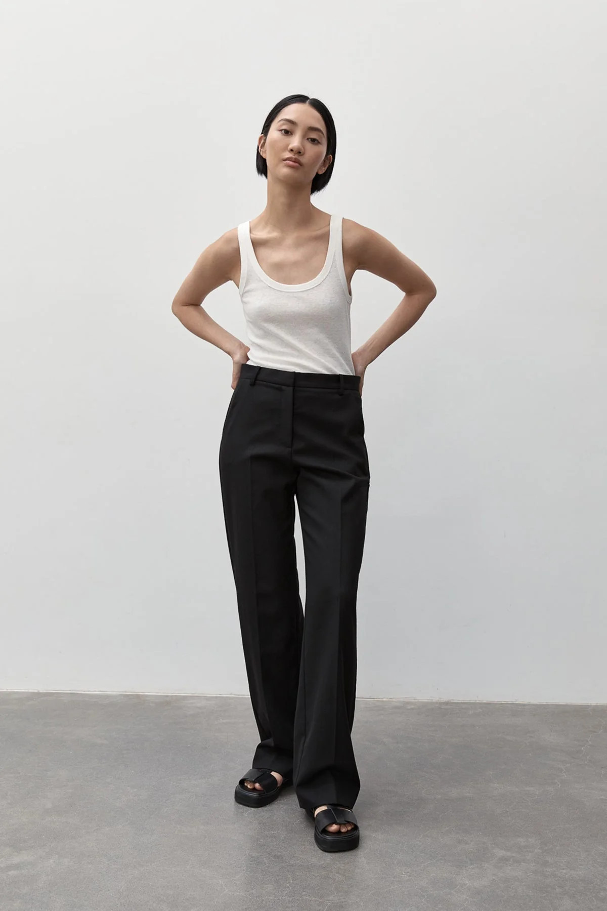 Basic Jersey Tank - White | St. Agni