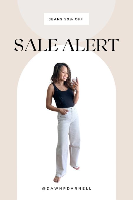 White wide leg jeans, old Navy 50% OFF SALE. Easter sale 

#LTKsalealert #LTKSeasonal #LTKfindsunder50