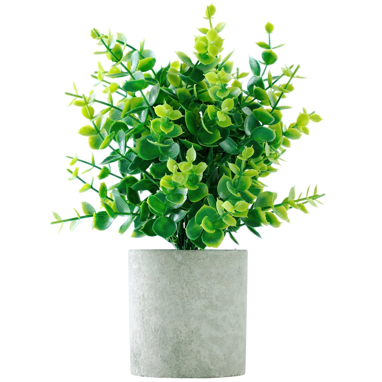 Bangcool Artificial Plant Potted Fake Greenery Plant Indoor Faux Eucalyptus in Pots for Home Offi... | Walmart (US)