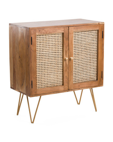 Two Door Cane Sideboard Cabinet | Home | T.J.Maxx | TJ Maxx