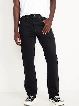 Structured Straight Non-Stretch Jean | Old Navy (US)