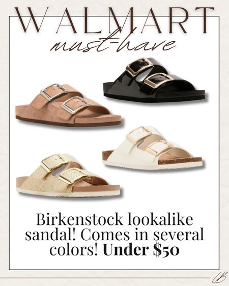 Birkenstock lookalike sandals from Walmart!!

#LTKFindsUnder50 #LTKSaleAlert #LTKShoeCrush