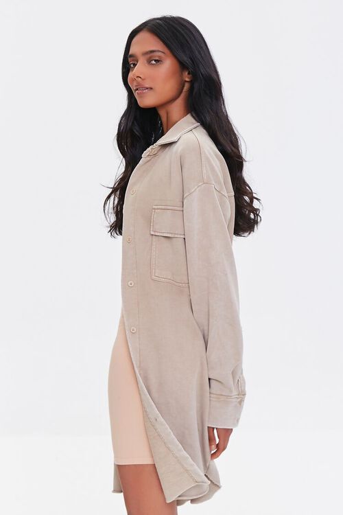 Fleece Longline Shacket | Forever 21 (US)