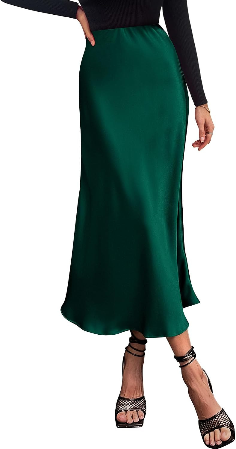 BTFBM Long Skirts for Women 2026 Fall Outfits | Amazon (US)