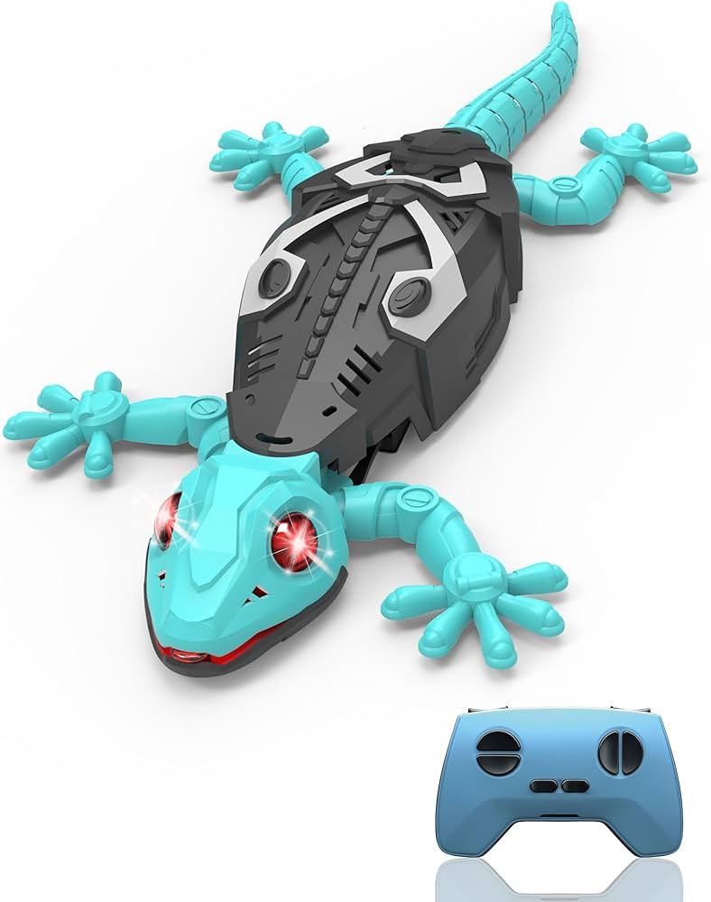 Rc Wall Climbing Gecko Toys for Kids Age3+, Blue Wall Crawler Gecko,Remote Control Car, Electric ... | Amazon (US)