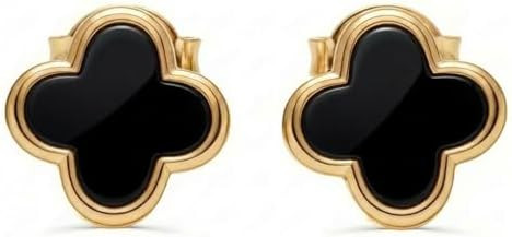 Four Leaf Clover Earrings for Women | 18K Gold Plated 4 Leaf Lucky Earring Studs | Jewelry Gift f... | Amazon (CA)