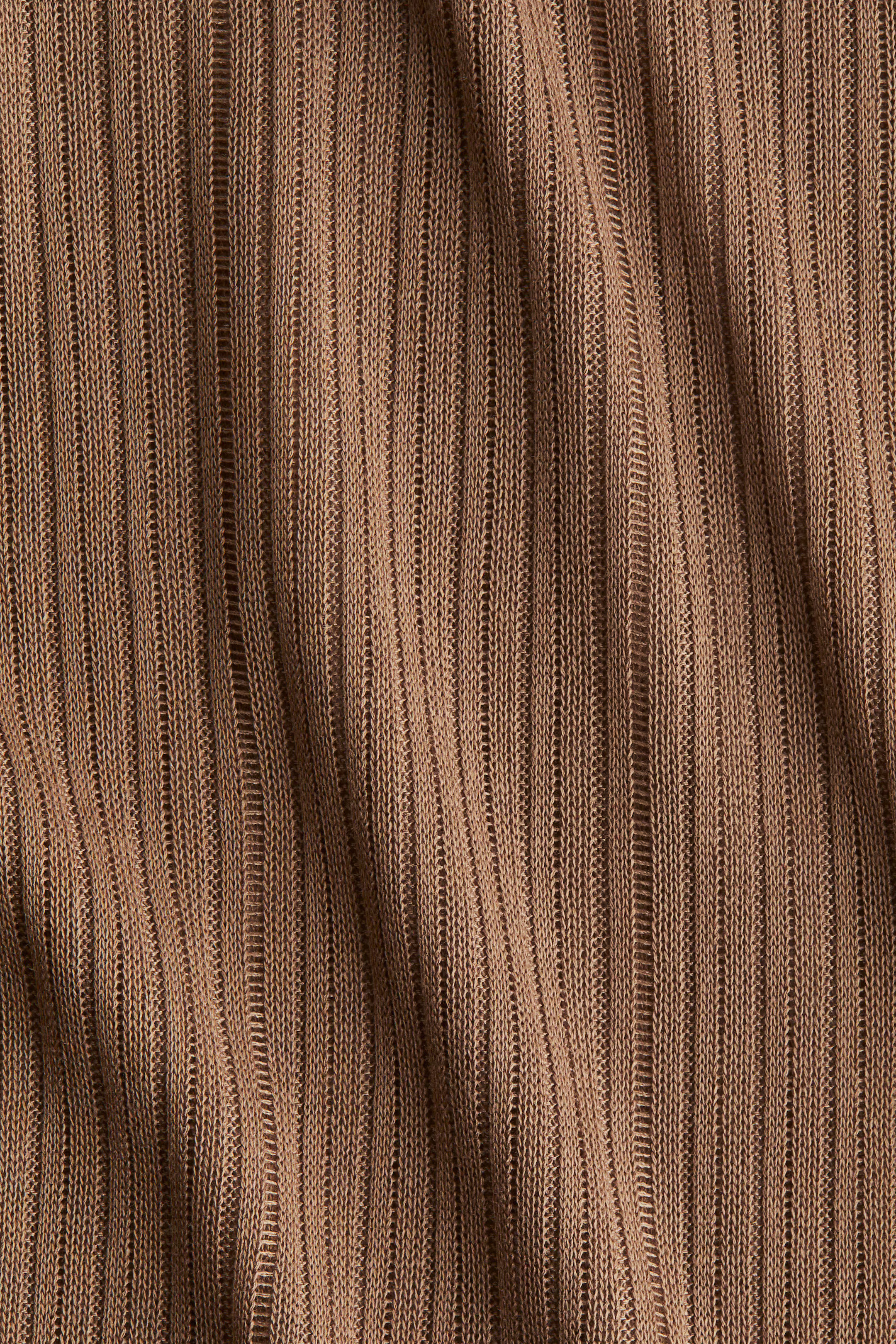 Rib-knit vest top - Cream - Ladies | H&M US | H&M (US + CA)