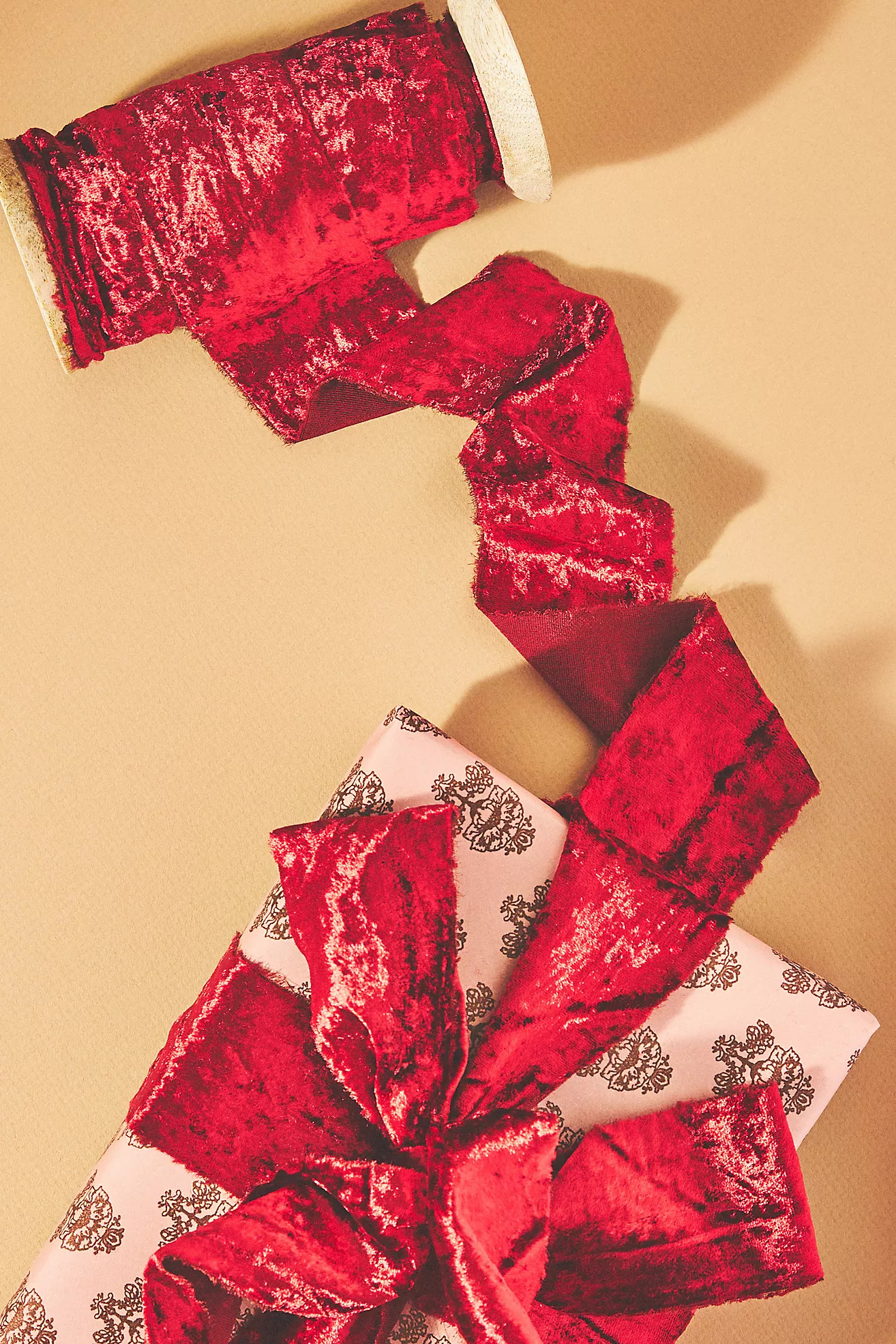 Vintage Fray Velvet Ribbon | Anthropologie (US)