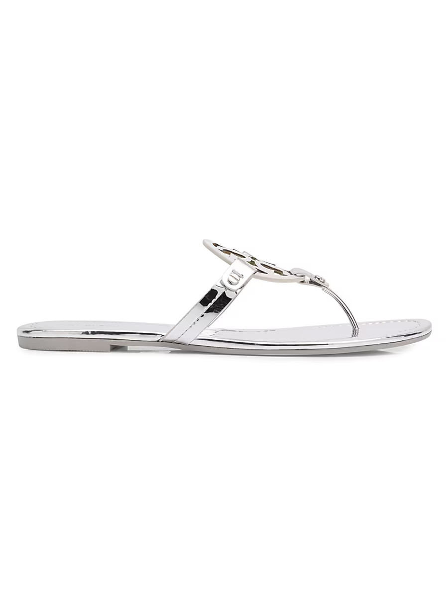 Women's Miller Metallic Sandals - Silver - Size 6 | Saks Fifth Avenue