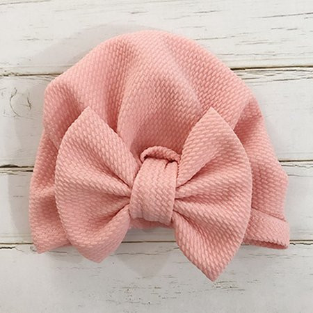 AkoaDa 2Pcs Cute Baby Girls Boys Bow Turban Hat Baby Turban Headwraps Toddler Head Wrap Headband Cap | Walmart (US)