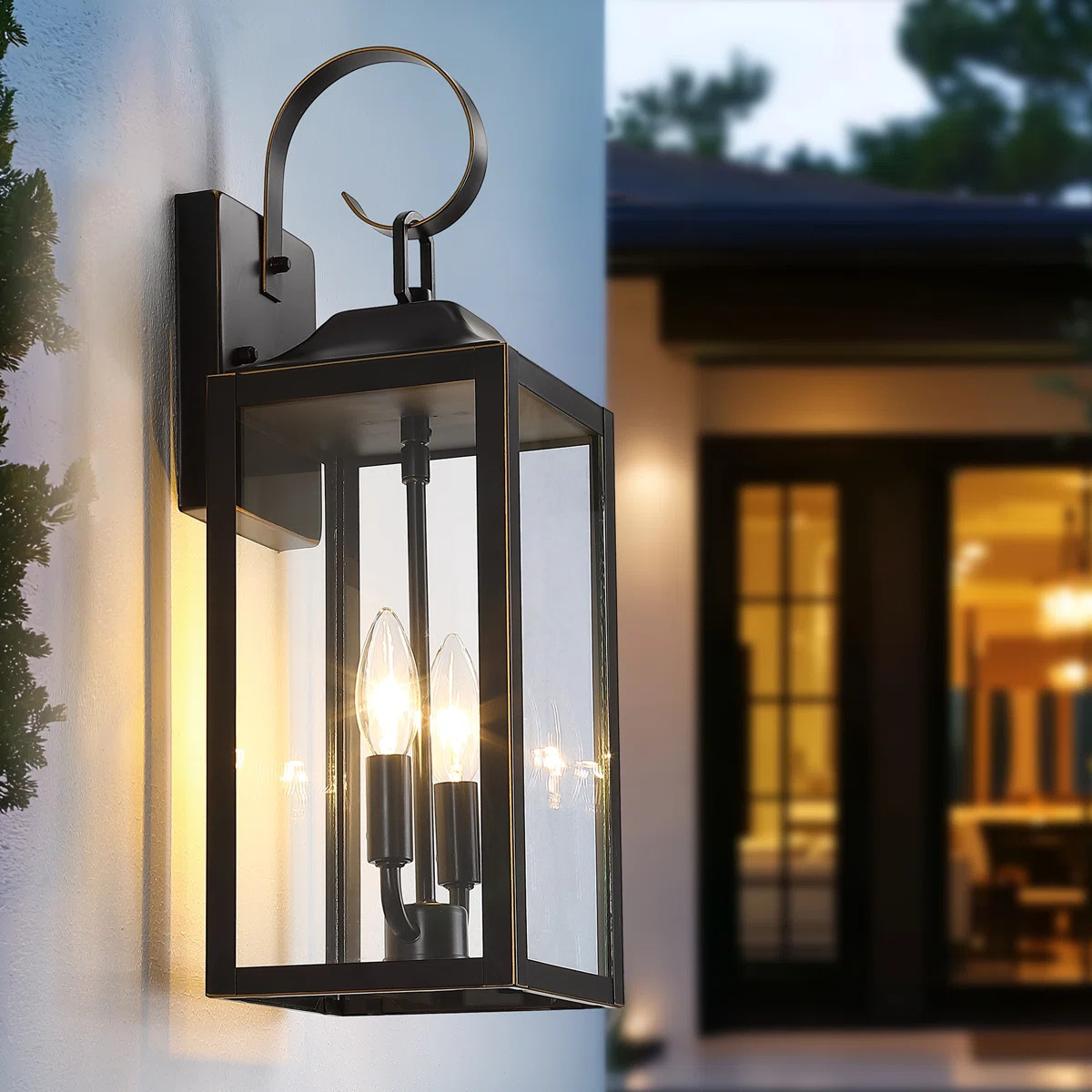 Radan Pankova 18" 2-Light Outdoor Wall Light | Wayfair North America
