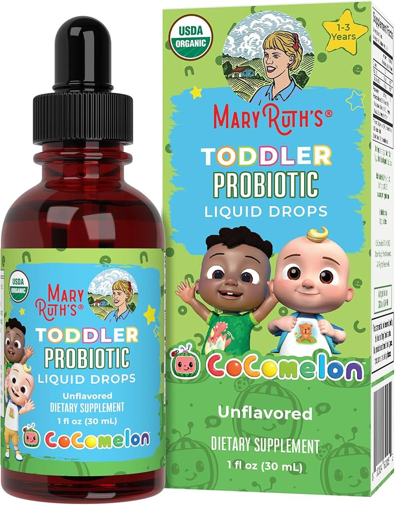 MaryRuth Organics Cocomelon Toddler Probiotic Liquid Drops | Kids Probiotics for Ages 1-3 | Diges... | Amazon (US)