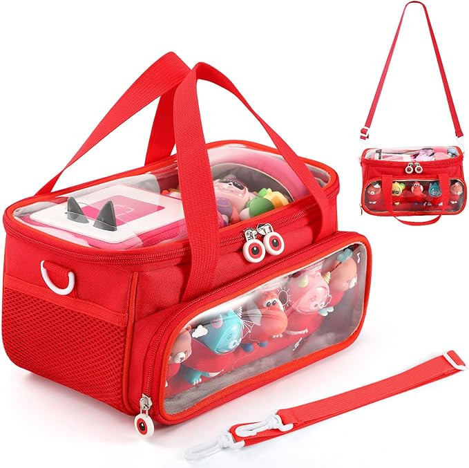 Carrying Case for Toniebox, Storage Carrier Bag for Tonie Characters with Shoulder Strap and Hand... | Amazon (US)
