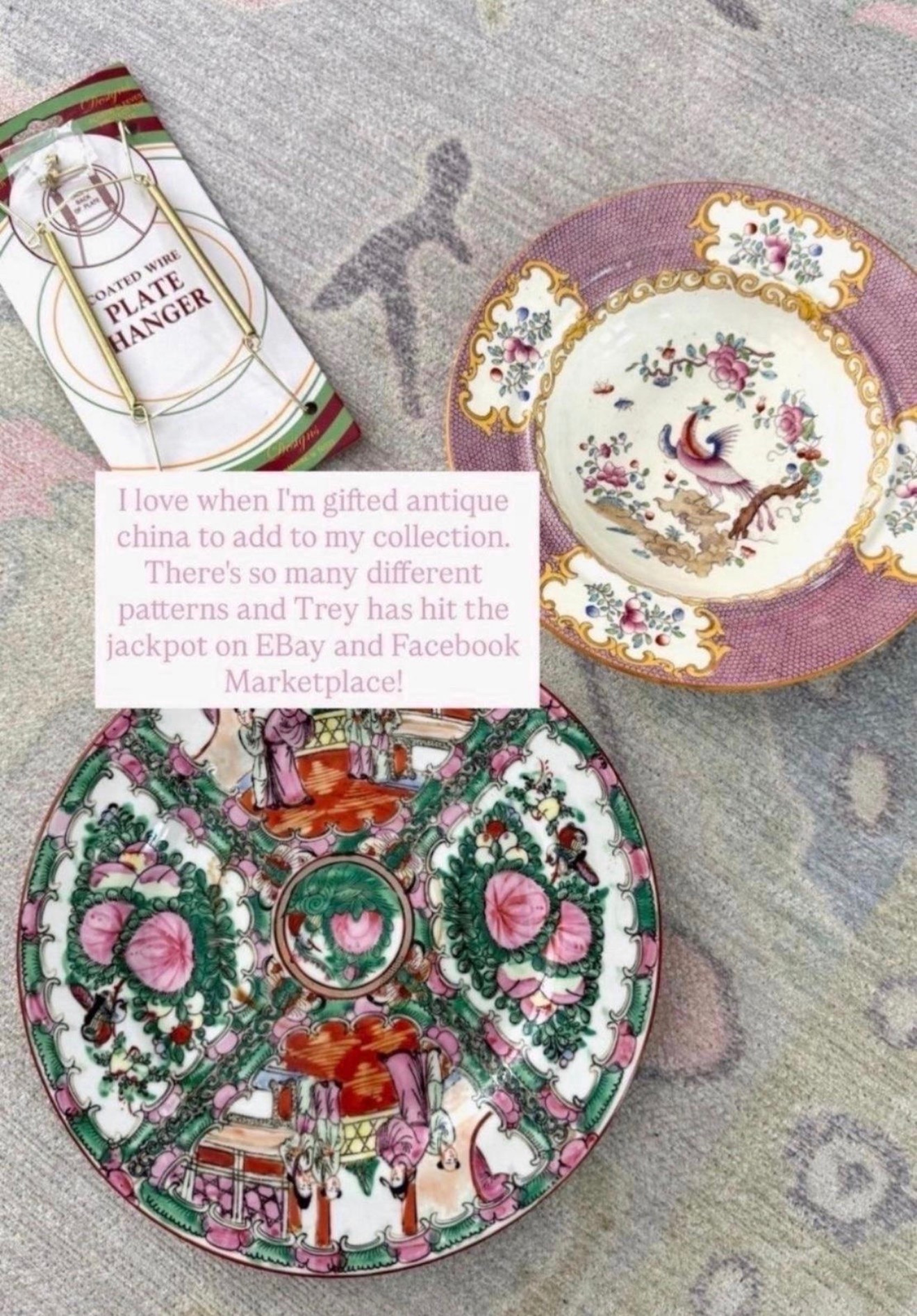 There is nothing better than the charm of antique china to bring character to a blank wall or shelf. These plates are some of my favorite finds, and using simple wire plate hangers makes displaying them so easy.

#LTKHome