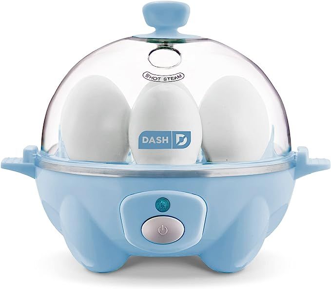 Dash Rapid Egg Cooker: 6 Egg Capacity Electric Egg Cooker for Hard Boiled Eggs, Poached Eggs, Scr... | Amazon (US)