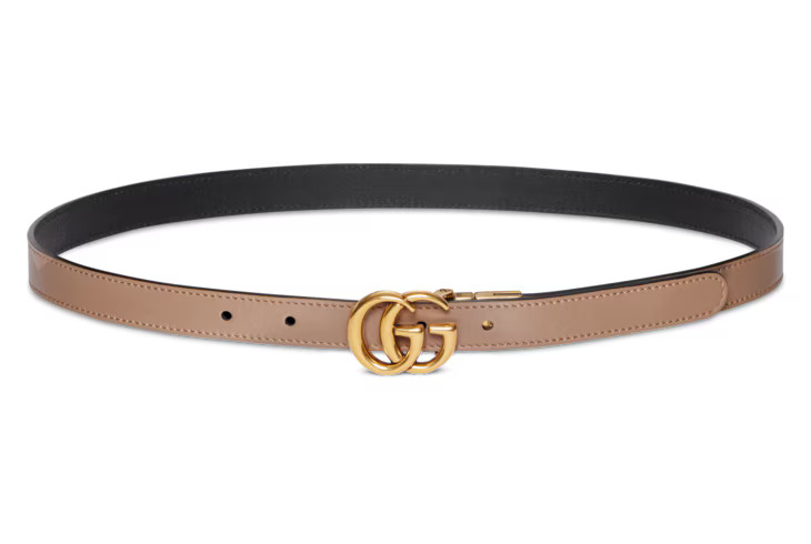 Gucci GG Marmont reversible thin belt | Gucci (US)