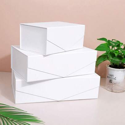 1pc Gift Boxes With Lid,Bridesmaid Proposal Box,Gift Box For Birthday,For Bridesmaid Gift Wedding Christmas Gift Wrapping And Storage Packaging Box We | SHEIN