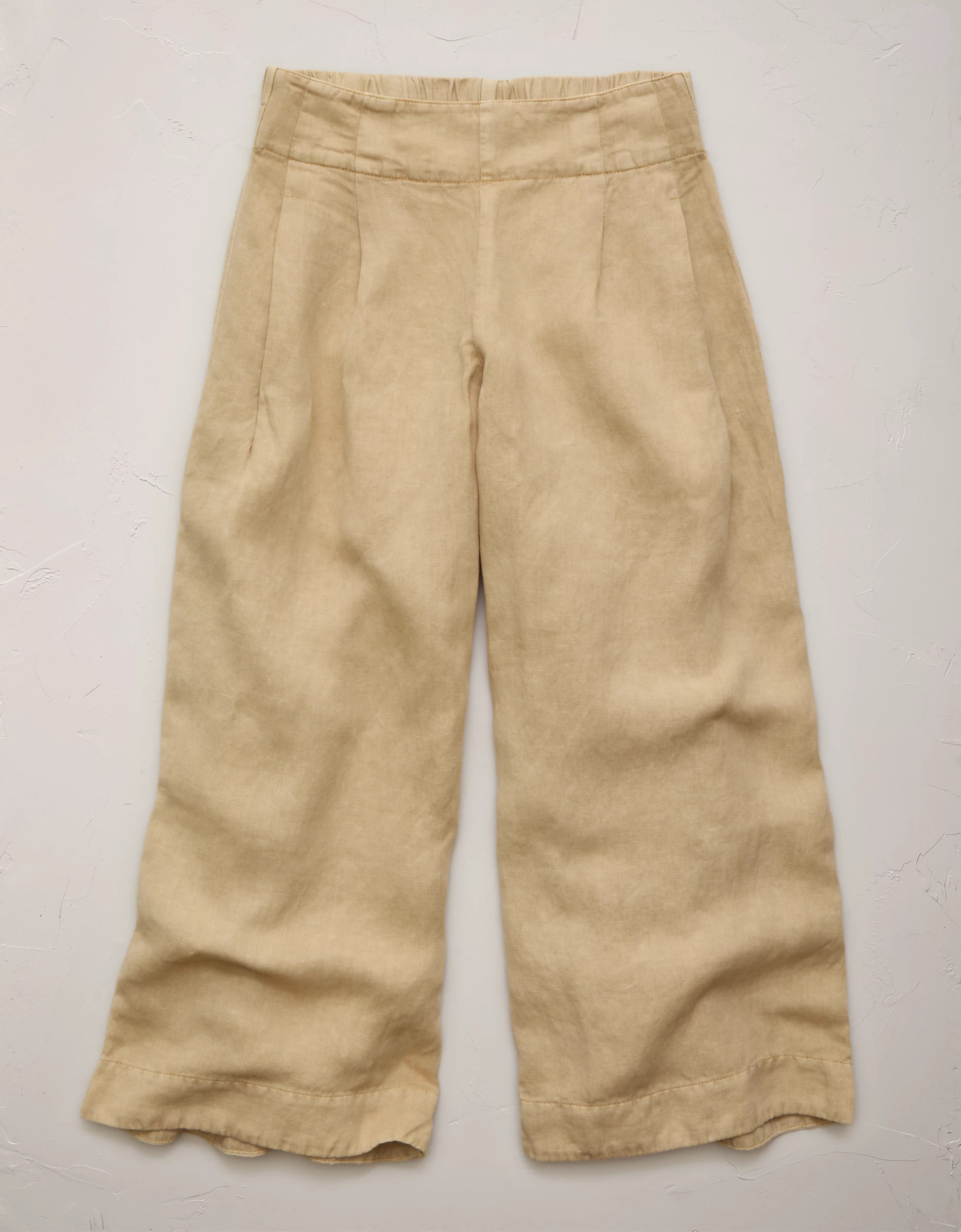 AE77 High-Waisted Linen Pleated Ankle Pant | American Eagle Outfitters (US & CA)