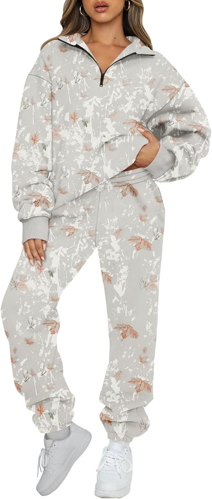 AUTOMET Women's Sweatsuits 2 Piece Outfits Lounge Sets | Amazon (US)