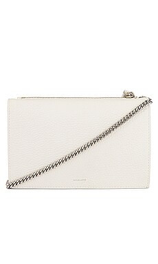 ALLSAINTS Fetch Chain Crossbody Wallet in Warm White from Revolve.com | Revolve Clothing (Global)