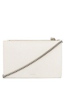 ALLSAINTS Fetch Chain Crossbody Wallet in Warm White from Revolve.com | Revolve Clothing (Global)