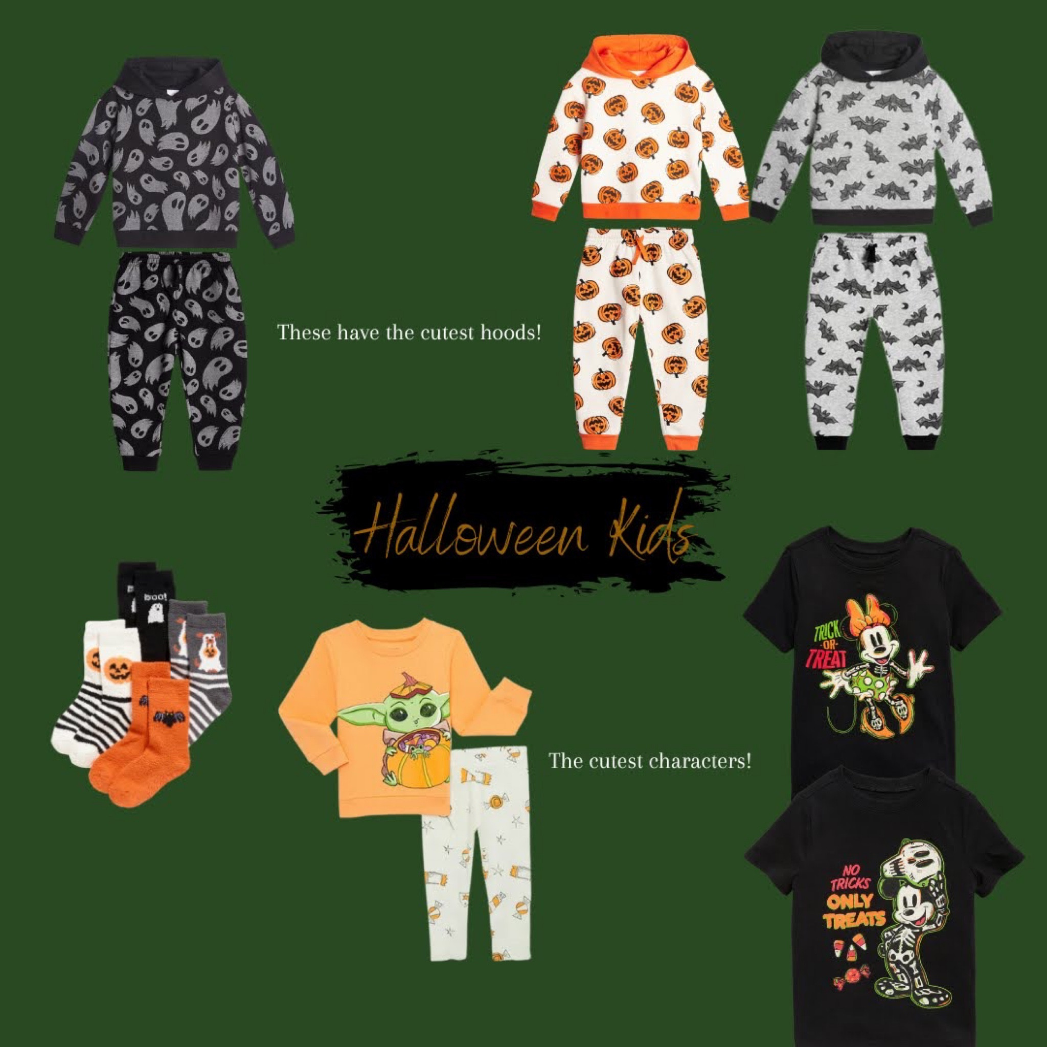 I found the cutest, and most affordable Halloween pieces for the kids this year! My favorites are the little hoodie sweatpants sets, they’re so soft and the hoods are adorable! 

#LTKSeasonal #LTKkids #LTKfamily