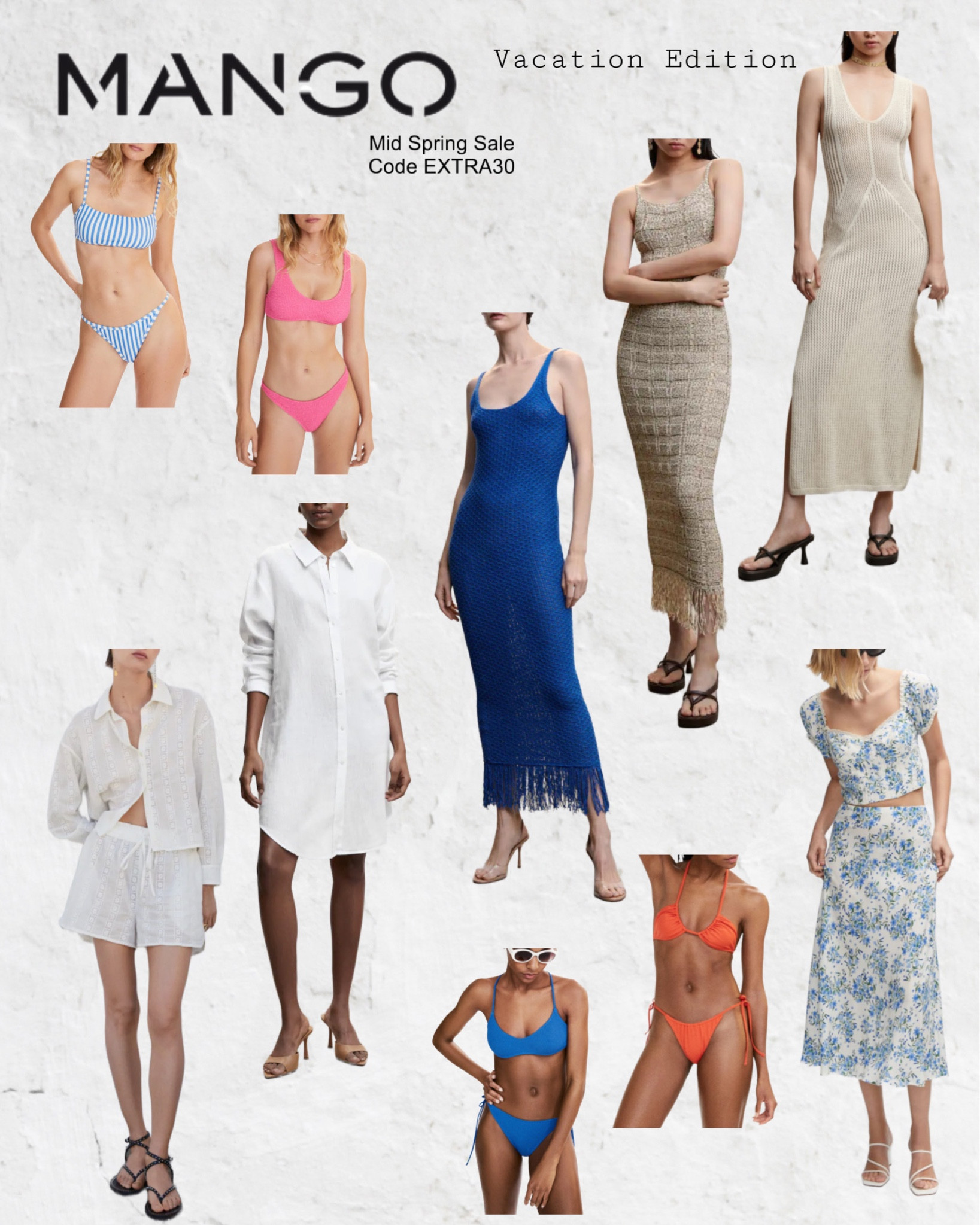 Mango Mid Season Sale
Vacation - travel - beach - bikini - Miami - Maldives - knit wear - knit dress - linen 

#LTKsalealert #LTKtravel #LTKswim