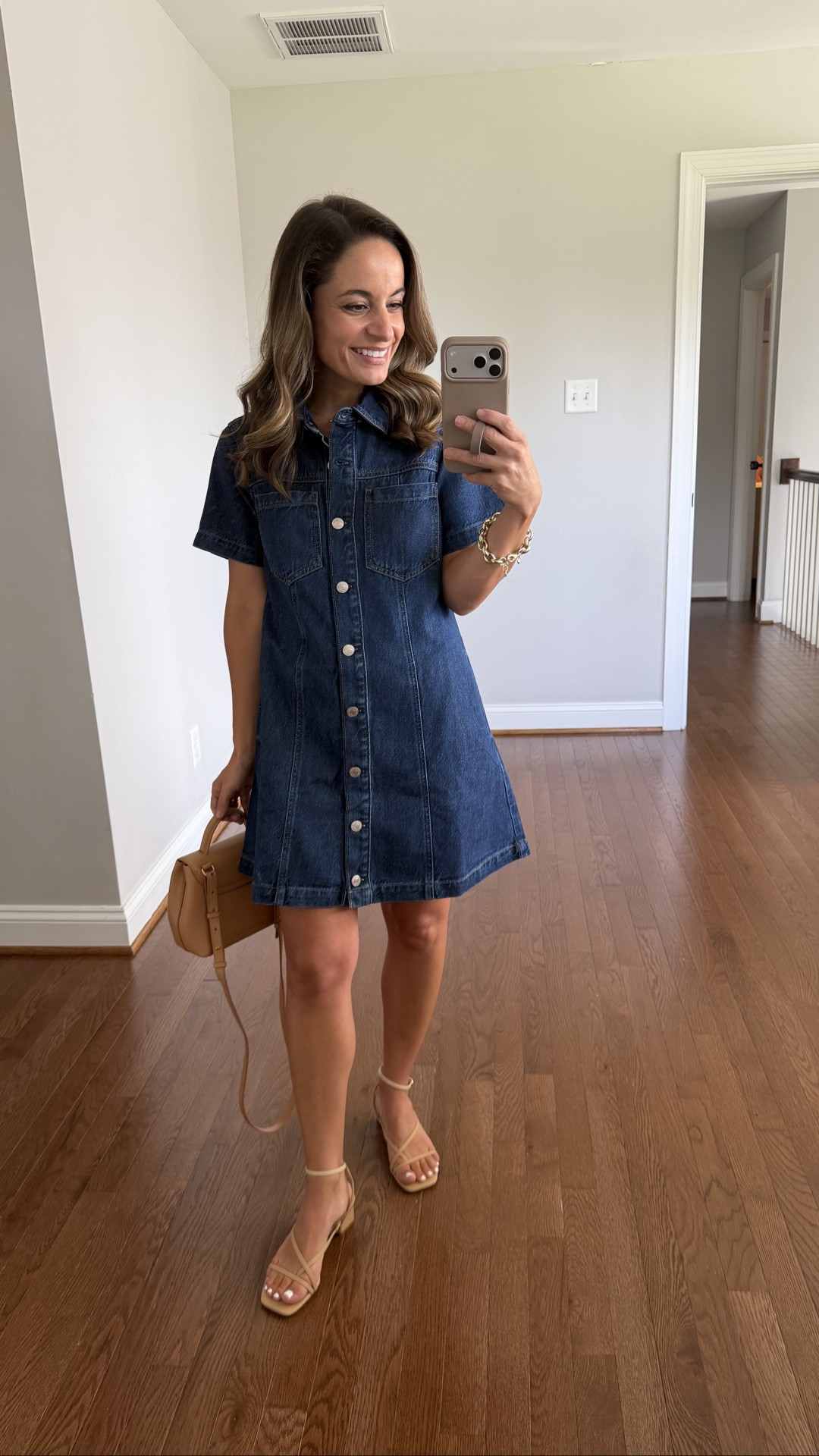 Three petite-friendly denim dresses in different styles and fits! 

Button down dress: petite xs

#LTKPetite