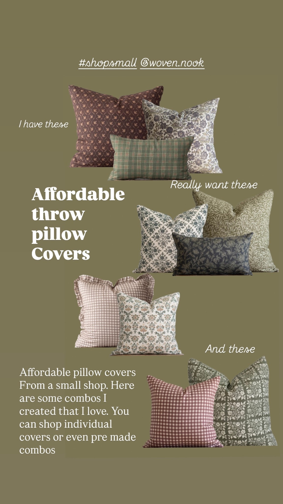 Shop small affordable throw pillow covers for everyday & the holidays #shopsmall 

#LTKSaleAlert #LTKCyberWeek #LTKHome