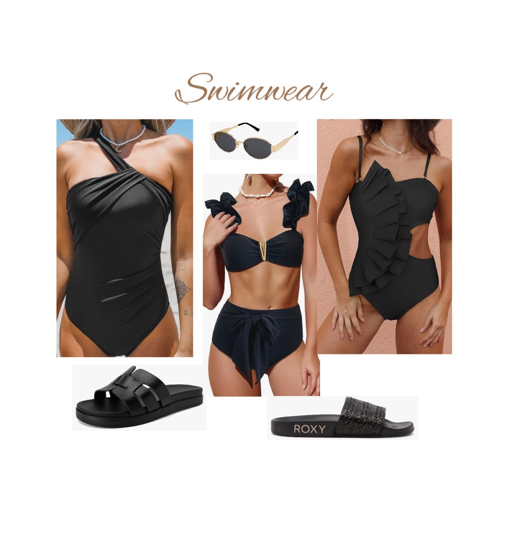Swimwear, swimsuits, sandals, pool slides , sunglasses 

#LTKSwim #LTKShoeCrush