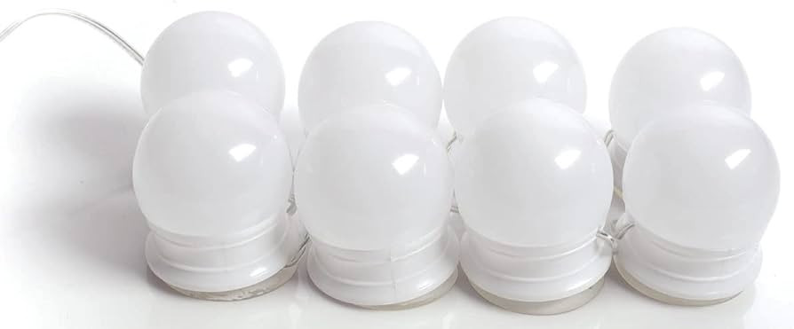 8 Piece Portable Vanity Lights for Mirror USB Powered- Hollywood Style Led Bulb Vanity Lights –... | Amazon (US)