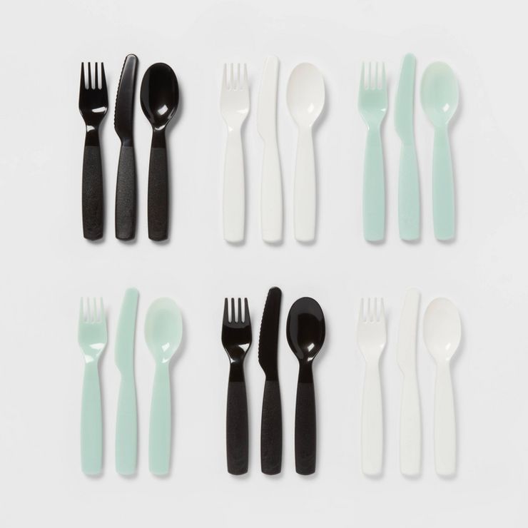 18pc Plastic Kids' Silverware Set - Pillowfort™ | Target