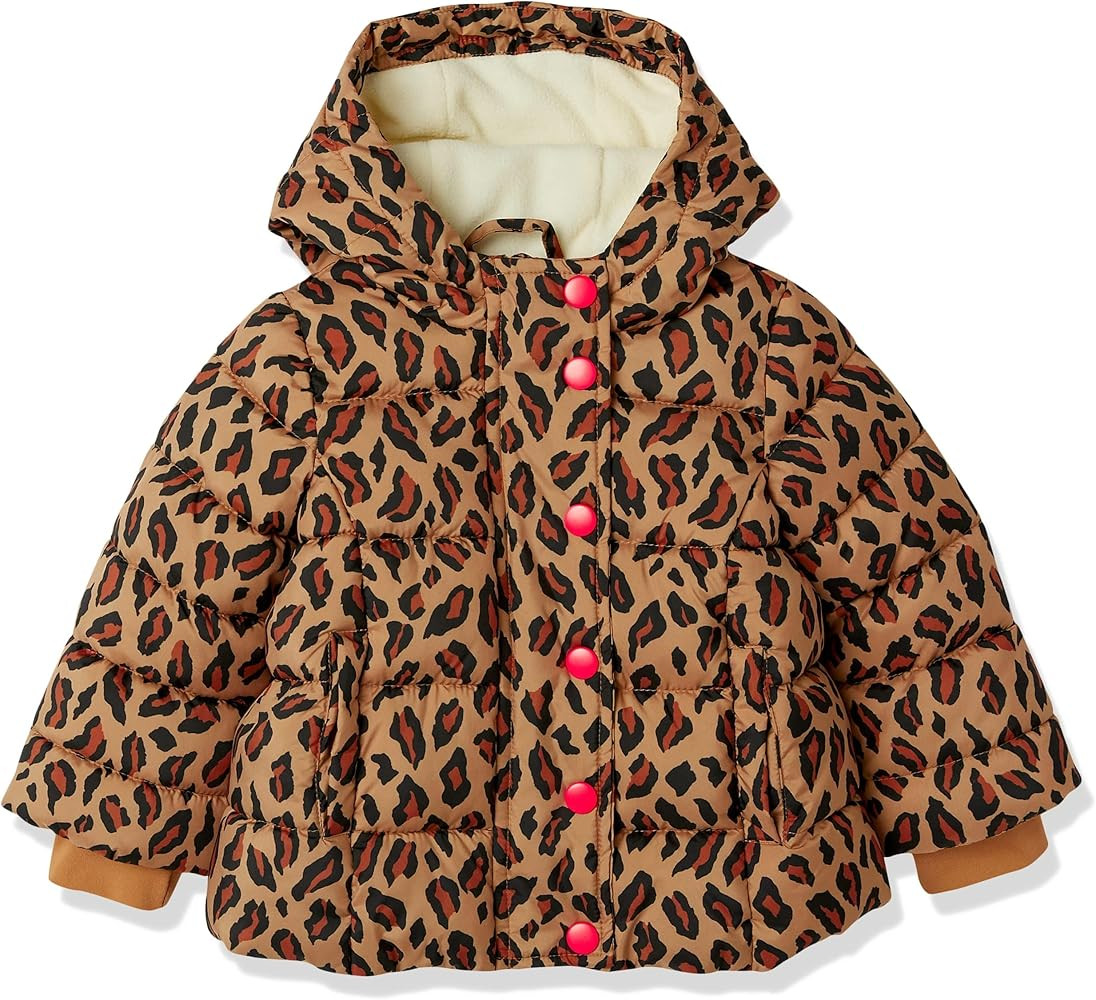 Amazon Essentials Girls and Toddlers' Heavyweight Hooded Puffer Coat, Water-Resistant | Amazon (US)