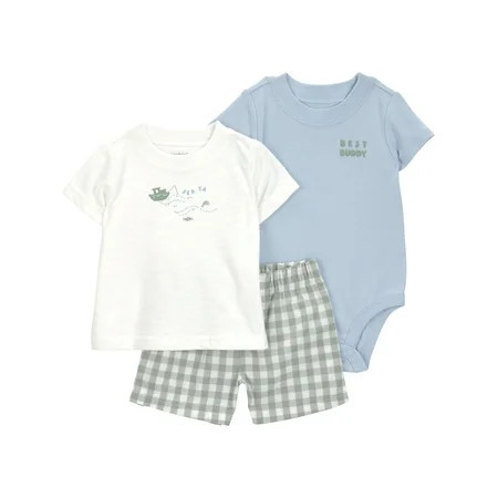 Carter's Child of Mine Baby Boy Outfit Set, 3-Piece, Sizes 0/3-24 Months | Walmart (US)